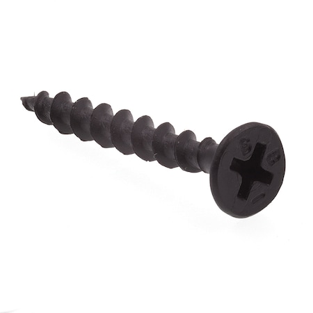 Prime-Line Drywall Screw, Bugle Head, Phillip Drive No. 6 X 1-1/4in Black Phos Coat Steel 100PK 9037940